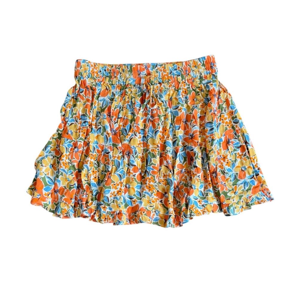 NWT! L*Space Clementine Bloomcore Flowy Boho Mini Skirt - Size Medium - Picture 4 of 6